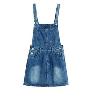 Robe Longue en Jean Tissée pour Femme, Meilleure Vente Été 2025, avec Motif Uni et Taille Naturelle, Vêtements en Stock pour Dames - Product Image 5