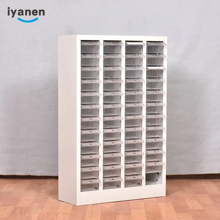 IYANEN Nhiều Tùy Chọn 12 Tầng 48 Ngăn Kéo Bộ Phận Nhựa Tủ Công Cụ Tủ Thép Phụ Tùng Lưu Trữ Tủ