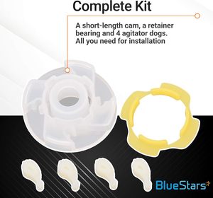 Kit de reparación de agitador de cámara corta Ultra duradero BlueStars para arandelas inteligentes <span class=keywords><strong>Whirlpool</strong></span> Maytag reemplazo <span class=keywords><strong>superior</strong></span> del hogar para 3951650 - Product Image 3