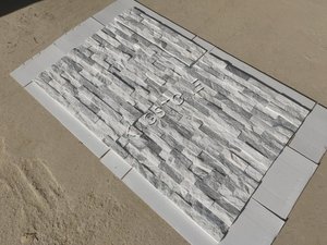 Piedra Natural de Pizarra Gris Blanco Nublado de Alaska, Revestimiento de Pared Moderno, Ecológico y Duradero para Sala de Estar/<span class=keywords><strong>Interior</strong></span>/Exterior - Product Image 2