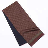 Écharpe en laine sergé de soie de haute qualité Foulards et châles traditionnels Double couche sans couture avec frange pour accessoires de marques