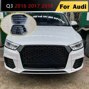 Para Q3 2016 2017 2018, Reemplazo de Rejilla de Luz Antiniebla Delantera para Coche, Kits de Carrocería, Cubierta de Lámpara Antiniebla Tipo Panal, Piezas de Automóvil, 2 Unidades - Product Image 1