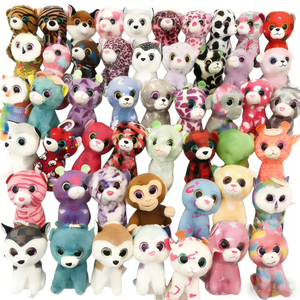 Peluches personalizados de animales mixtos (gatos y animales de la selva), peluches para máquinas de garras, peluches adorables de ojos grandes. - Product Image 3