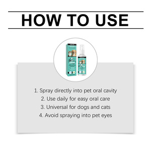 Spray Bucal de Menta para Mascotas, Refrescante de <span class=keywords><strong>Aliento</strong></span> para Perros y Gatos, Desodorante Bucal, Suministros de Cuidado Bucal Diario, Baño - Product Image 6