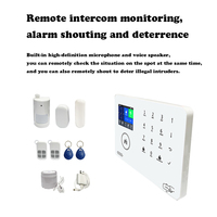 Système d'alarme anti-intrusion portable WiFi et 4G en ABS pour la maison, contrôle via l'application Tuya, fonction SOS, résistant à l'eau, détecteur de mouvement PIR 433Mhz, sonnette