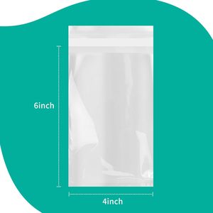 Bolsas de celofán transparentes de 4x6 pulgadas con cierre automático para alimentos, recuerdos de fiestas, almacenamiento de joyas - Product Image 2