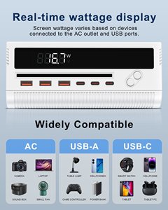 Cao-Hiệu Quả USB Sạc <span class=keywords><strong>Adapter</strong></span> Giải Pháp 4 <span class=keywords><strong>AC</strong></span> Cửa hàng <span class=keywords><strong>3</strong></span> USB-C <span class=keywords><strong>3</strong></span> USB-A 35W Công Suất Đầu Ra Cho Máy Tính Xách Tay Tai Nghe Pd Chức Năng 220V - Product Image 4