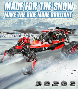 Rofun BAHA450AS Buggy RC professionnel <span class=keywords><strong>de</strong></span> type chenille pour <span class=keywords><strong>la</strong></span> neige, <span class=keywords><strong>motoneige</strong></span> avec télécommande LCD 2,4 GHz, moteur à essence nitro 45cc, amortisseurs CNC - Product Image 2