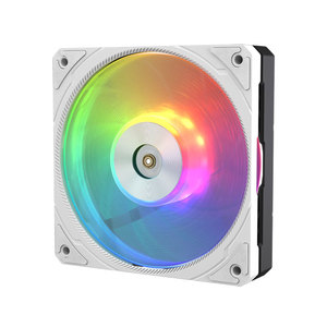 SilverStone Q120 12CM RGB PWM Silent <strong>Fan</strong> High Airflow 3-Pin ARGB LED for PC Chassis Cooling Black White <strong>Computer</strong> <strong>Case</strong> <strong>Fan</strong> Box - Product Image 1