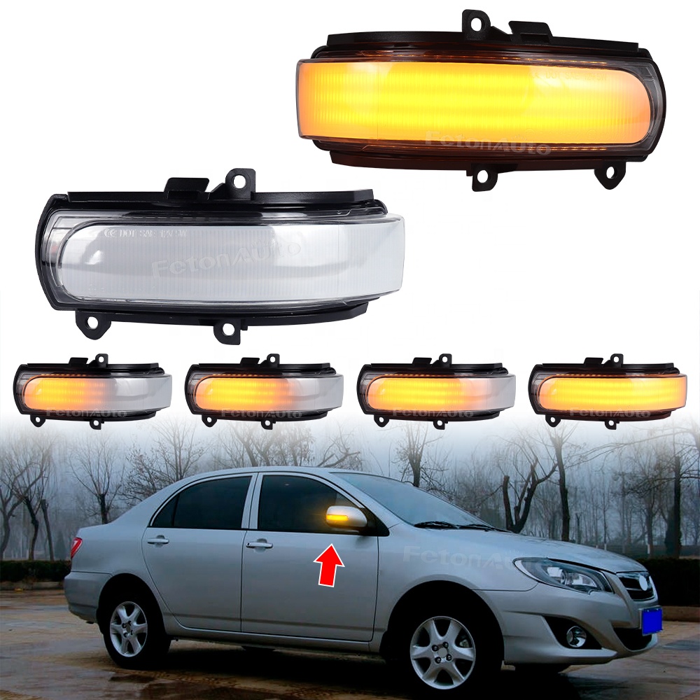 Nova Luz De Seta Do Carro 1 Par Para Toyota Yaris COROLLA Auris Mk1 E15 RAV4 Mk3 Pisca LED Marcador Lateral Din%c3%a2mico L%c3%a2m I.1073658375