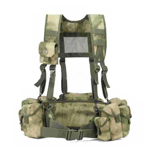 טען טקטי Carrier Vest עומס נושאות ציוד מרופד קרב חגורת חזה <span class=keywords><strong>Rig</strong></span> Combat חגורה עם שקיות - Product Image 2