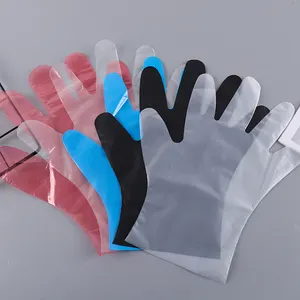 Factory Bulk Sale High Quality Disposable Vinyl Pe Plastic Gloves For Food