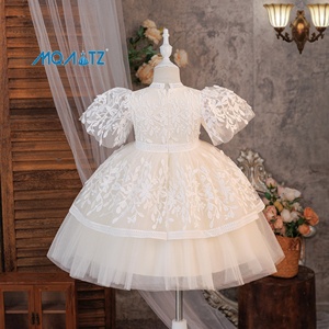 <span class=keywords><strong>Robe</strong></span> de princesse pour filles avec nœud pour <span class=keywords><strong>mariage</strong></span>, fête d'anniversaire, robes de piano pour enfants, modèles de robes pour filles, robes pour enfants - Product Image 4