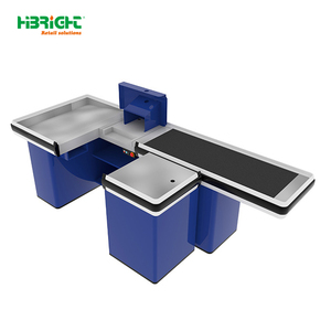 Mostrador de Caja para <span class=keywords><strong>Supermercado</strong></span>, Comercial, de Acero, con Cinta Transportadora - Product Image 6