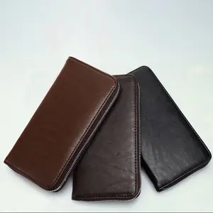 Hot Sale Business Long Size Men's Leather Wallet Custom Good Quality PU Men's Leisure Wallet