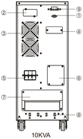 UPS en Línea de 6kVA Monofásico de Onda Sinusoidal Pura, Tipo Torre, con Cargador Integrado para Aplicaciones Comerciales de Respaldo