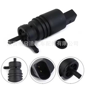 Pompe de lave-glace 1J5955651 1K5955651 avec moteur DC et raccord flexible pour Volkswagen Audi Skoda - Product Image 3