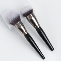 Ensemble de pinceaux de maquillage de luxe de haute qualité, 36 pièces, noir, manche en bois, vente en gros, étiquette privée, kit de pinceaux de maquillage cosmétique