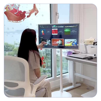 Téléviseur intelligent interactif Android 12 de 32 pouces avec écran tactile LCD HD rotatif