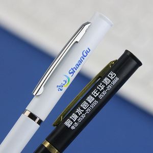 Luxurious 1.0mm Wide Metal Ballpoint <b>Pen</b> with Customized Logo Durable Plastic for Office & School Promotions - Product Image 2