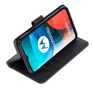 Étui à rabat pour Motorola G Stylus <span class=keywords><strong>5G</strong></span> en cuir PU avec accessoires de couverture arrière de téléphone portable en TPU pour MOTO G7 Plus One Zoom E6 Play - Product Image 6