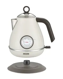 Temperature Meter Display triangle shape stainless steel 1.7L electric kettle Auto open lid with water window color painted