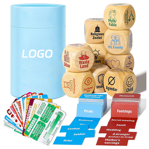 Tùy Chỉnh Sáng Tạo Viết Trò Chơi Nhà Văn & Giáo Viên Bộ <span class=keywords><strong>9</strong></span> Câu Chuyện Xúc Xắc Cảm Hứng Quà Tặng Viết Xúc Xắc Cho Nhà Văn 1 + Người Chơi - Product Image 1