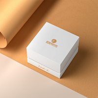 Coffret cadeau de parfum exclusif - Collection de parfums haut de gamme dans un élégant coffret en similicuir avec logo en feuille d'or