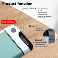 Boîte de verrouillage pour téléphone portable avec minuterie Boîte à minuterie pour l'autodiscipline pour les étudiants Étui de verrouillage pour smartphone Boîte de verrouillage à minuterie sécurisée pour iPhone