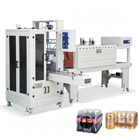Machine d'emballage automatique sous film rétractable PE pour bouteilles de bière, jus, boissons, eau minérale, tunnel de rétraction thermique