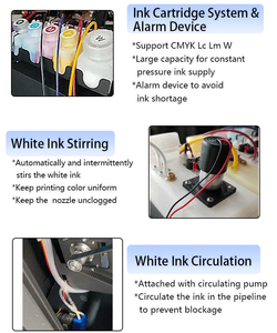 24 pouces 60 cm 9 couleurs 2 têtes Textile encre pigmentée T Shirt Machine d'impression sur tissu transfert de chaleur imprimante DTF à jet d'encre 60 cm - Product Image 4