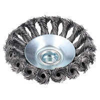 Recommander 4 pouces outil abrasif brosse métallique ronde brosse métallique pour l'élimination de la rouille