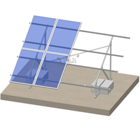 Support de montage au sol solaire en acier galvanisé à chaud ARTSIGN, système de support au sol photovoltaïque réglable pour l'installation sur les terres agricoles
