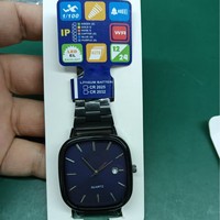 Montre numérique de style minimaliste rétro, inspirée des influenceurs TikTok, avec bracelet en acier inoxydable, sportive, étanche, pour les affaires, A-130