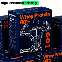 Confezionamento in cartone stampato ad alta definizione personalizzato per la scatola di imballaggio con Display Fitness in polvere proteica il tuo Logo