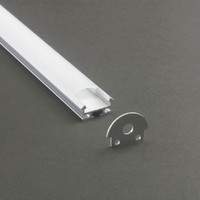 Profilé en aluminium LED, canal d'extrusion 18 mm * 8 mm, profilé en aluminium LED pour bande lumineuse LED