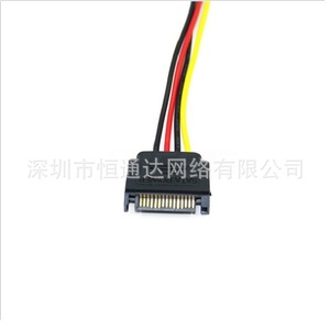 สายไฟ SATA 15 พิน ตัวผู้ ต่อกับ IDE 4 พิน ตัวเมีย สำหรับคอมพิวเตอร์ - Product Image 4