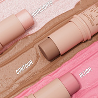 Set Pensil Makeup Multifungsi Tiga-in-Satu HelloKiss Cross-Border, Mencerahkan, Membentuk Kontur, Blush On, dan Highlighter, Shantou