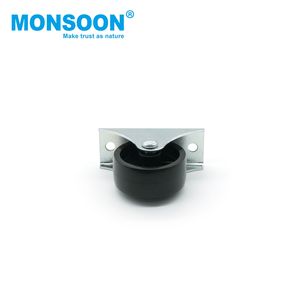 Accessoires de quincaillerie industrielle : Roulettes pivotantes silencieuses en caoutchouc réglables de 1 à 2 pouces pour meubles, chariots et lits escamotables - Product Image 5