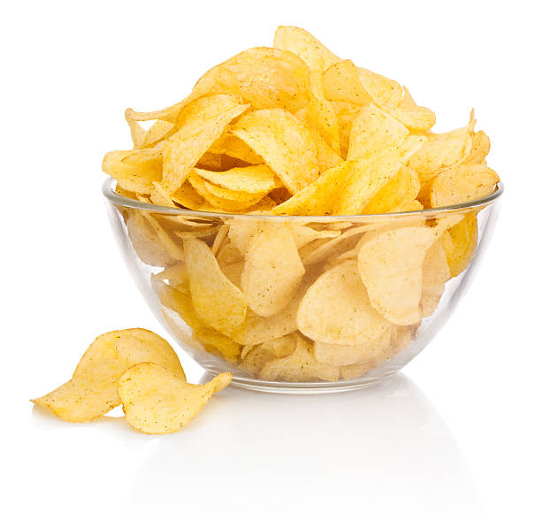 Batatas fritas do oem popped baixa gorda menos calorias saudável lanche alimentos