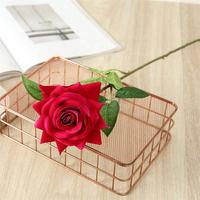 Hot Selling große künstliche Seiden blumen rote Rosen für Hochzeit Home Decor Weihnachten Ostern Abschluss Muttertag Halloween