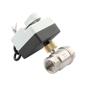 Vanne à boisseau sphérique motorisée en acier inoxydable 304 certifiée CE, DN15-DN25, 2 voies, 3 fils, pour le contrôle de l'eau CVC - Product Image 3