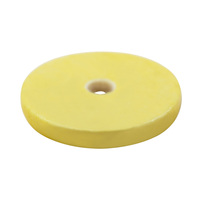 Yellow Flute Leather Pad Set - High - Quality for Woodwind Instrument Sound Hole Repair, Durable & Easy to Install
