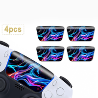 Autocollant pour pavé tactile de manette PS5, lot de 4, film vinyle anti-bulles pour édition disque/numérique