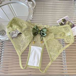 <span class=keywords><strong>Ropa</strong></span> <span class=keywords><strong>interior</strong></span> erótica sin entrepierna personalizada de fábrica X237 #, bragas de tiro bajo ahuecadas, bragas eróticas de encaje Sexy para aumentar el sexo, <span class=keywords><strong>Romance</strong></span> - Product Image 5