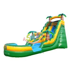Piscine gonflable d'enfants de glissière d'eau du jardin 20ft avec la glissière à vendre - Product Image 1