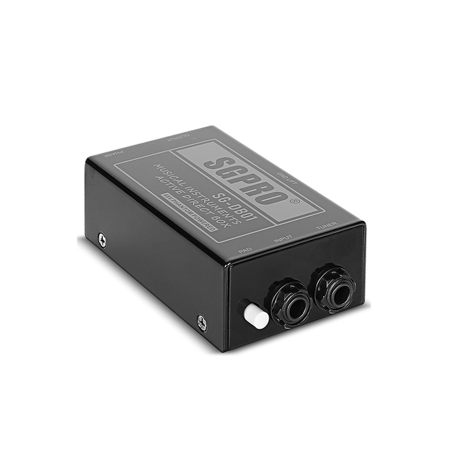Ground Lift Sgdb01 Active Direct Box for Guitar Bass Guitar Keyboard Live Performance or Studio