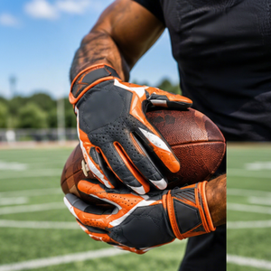 Gants de football américain personnalisés pour hommes et femmes, vente en gros de gants de sport respirants à doigts entiers - Product Image 5