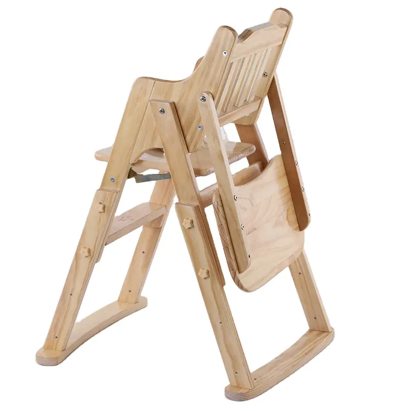 Household Wooden Wooden High Chair Baby Feeding Baby Meal Dining Table Baby High Chair Accept OEM 0-3 Years Sweet Dream 50 Pcs