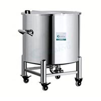 Réservoir de stockage conique scellé en acier inoxydable sanitaire 304/316 personnalisé pour la bière, le café, le vin et l'eau
